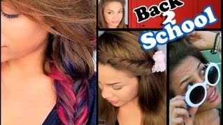 6 Easy Back to School Hairstyles! | AndreasChoice