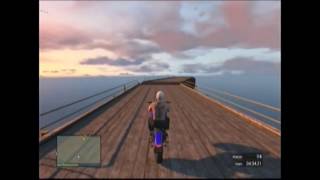 7#CORRIDA: SKILL TEST MODDED DE MOTO NAS ALTURAS!! , GTA V ONLINE PS3