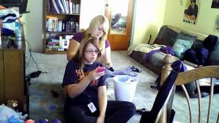 Cutting Paige's Hair 1