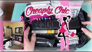 Craft Room Tour Series - 2017 - My Bible and Journal Tote Organized!