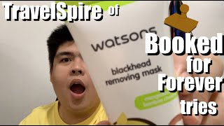Watsons Blackhead Removing Mask | TravelSpire of Booked For Forever tries