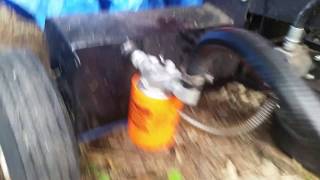 Huskee 22 ton log splitter oil and hydrolic filter change