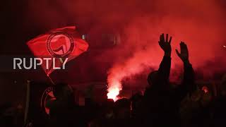 Spain: Hundreds attend Antifa demonstration in Madrid