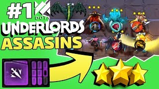 ЛУЧШИЙ БИЛД UNDERLORDS DOTA 2 ASSASINS / АССАСИНЫ УБИЙЦЫ ТОП СТРАТЕГИЯ DOTA AUTO CHESS