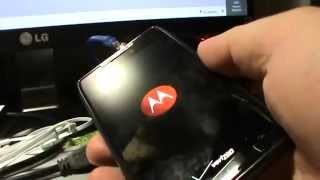 Восстановление Motorola Droid Razr при помощи factory кабеля. Asker
