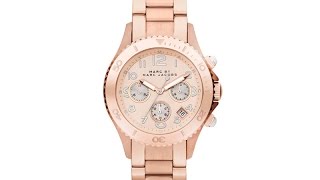 MARC BY MARC JACOBS WATCH MBM3156 ROCK ROSE GOLD REVIEW UNISEX MBM3156 マークジェイコブス ロック ローズ ゴールド レビュー