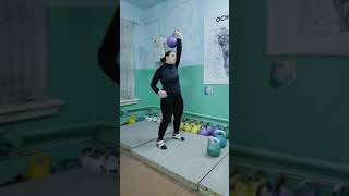 Гиревой спорт. Рывок 24,22,20кг:2мин.