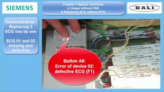 E-Learning Siemens GAMMA instabus KNX/DALI Gateways chapter 7 c 5