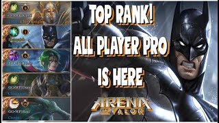 ALL PRO PLAYER IS HERE!! TOP RANK BERSATU!!- Arena of Valor