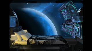 Spaceship Ambience Deep Space 1 Hour ASMR Relaxation Meditation Sleep