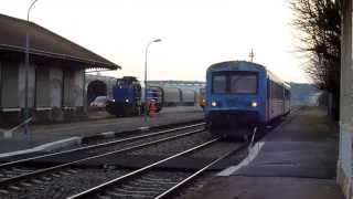 28/02/2012 : Caravelle X4784 entre en gare de Vittel