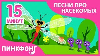 Лучшие Песни про Насекомых | Песни про насекомых | +Сборник | Пинкфонг песни для детей