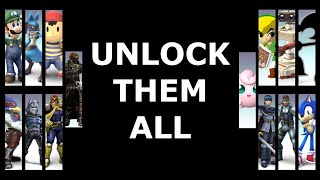 Super Smash Bros Brawl Unlock all Characters THE EASY WAY (GameVersionGerman)
