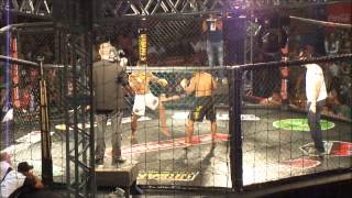 Jhon Veiga vs Alex Silva - MMA BLACK BELT Vitória da Conquista-BA 02/06/2012 - 1º Round - HD