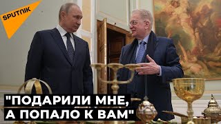 Владимир Путин передал Эрмитажу сокровища, принадлежавшие дому Романовых