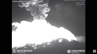 18 MARZO 19- -2138 hrs Tremenda Explosión del Popocatépetl
