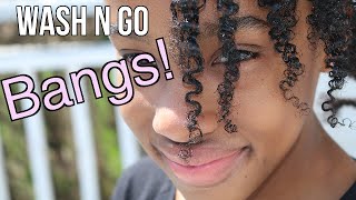 Wash and Go Bang Style for Girls