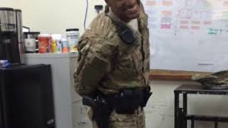 Army MP Handcuffed with HIS OWN CUFFS!