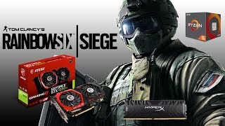 AMD RYZEN 1600 | NVIDIA GTX 1050TI | RAINBOW SIX SIEGE YEAR 3 PERFORMANCE #CASUAL #AMD #MSI #NVIDIA