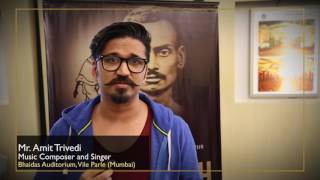 Mr. Amit Trivedi, Music Composer and Singer | Testimonials | Yugpurush – The Play