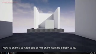 UE4 Near Camera Fade material tutorial