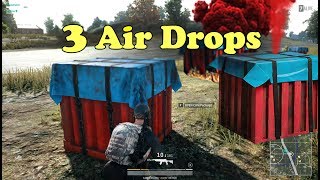3 AIR DROPS In One Game - I Am Khaleel PUBG MOBILE
