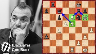 Шахматы. Виктор Корчной. ЖЕРТВА ЛАДЬИ в стиле ТАЛЯ!