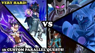 16 NEW CUSTOM PARALLEL QUESTS VS STRONGEST CaCs Buuzer & Rezuub! Dragon Ball Xenoverse 2 Mods