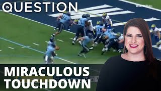 VIRAL: Villanova spring football game miraculous touchdown