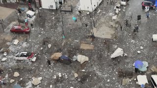 Most Storm in history. Lombardy, Italy