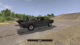 BIG FIGURE 8 RACE - 9 AI CARS / 5 LAPS - BeamNG Drive