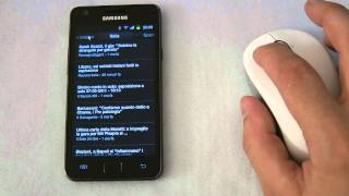 Samsung Galaxy S2 controllato da Mouse Logitech Laser Bluetooth