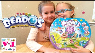 ★ Делаем фигурки из шариков Бидос распаковка / BEADOS magic beads Design Studio Playset unboxing