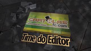 Escalação primeira rodada - Time do Editor CartolasFC - #01