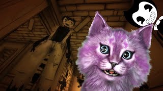 БЕНДИ и ЧЕРНИЛЬНАЯ МАШИНА ГЛАВА #2 Bendy and the Ink Machine КОШКА ЛАНА играет страшный летсплей
