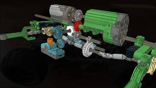 Lego vehicle Hurricane motorized