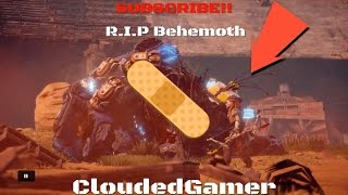 HORIZON ZERO DAWN | Behemoth Fight (DEFEATED)