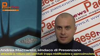 turbogas presenzano maccarelli rompe con i comitati