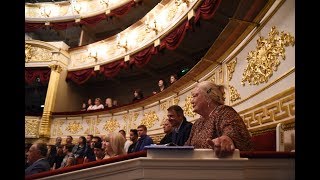 Сбор труппы Малого театра, видеоряд от портала 7дней.ru