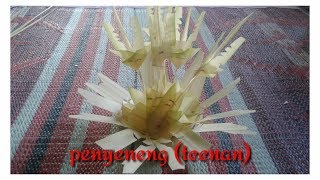 Penyeneng simpel  |Tutorial cara membuat sampian penyeneng.