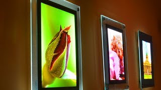 LED панель Crystal light  с торцевой подсветкой.LED frame to embed bright
