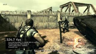 Resident Evil 5 Benchmark Max Settings EVGA GTX Titan X, Intel Core i7 5960X