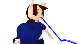 nyami blow it up squid girl and pop