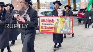 USA: NYC's orthodox Jewish community express solidarity with Palestine