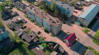 Город Демидов с высоты птичьего полёта