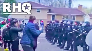 Police INSTANTLY Turn Peaceful Protests Into A Riot