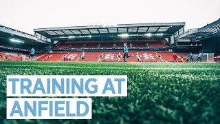 TRAINING FROM ANFIELD | Champions League | Liverpool v City