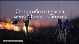 ♪?♪  От погибели спасла меня милость Божия  -  Христианское караоке // Хвала Творцу