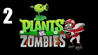 Прохождение Plants vs Zombies (Растение против Зомби) - 2 серия