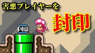 害悪プレイヤーを封印してやった【マリオメーカー2】
